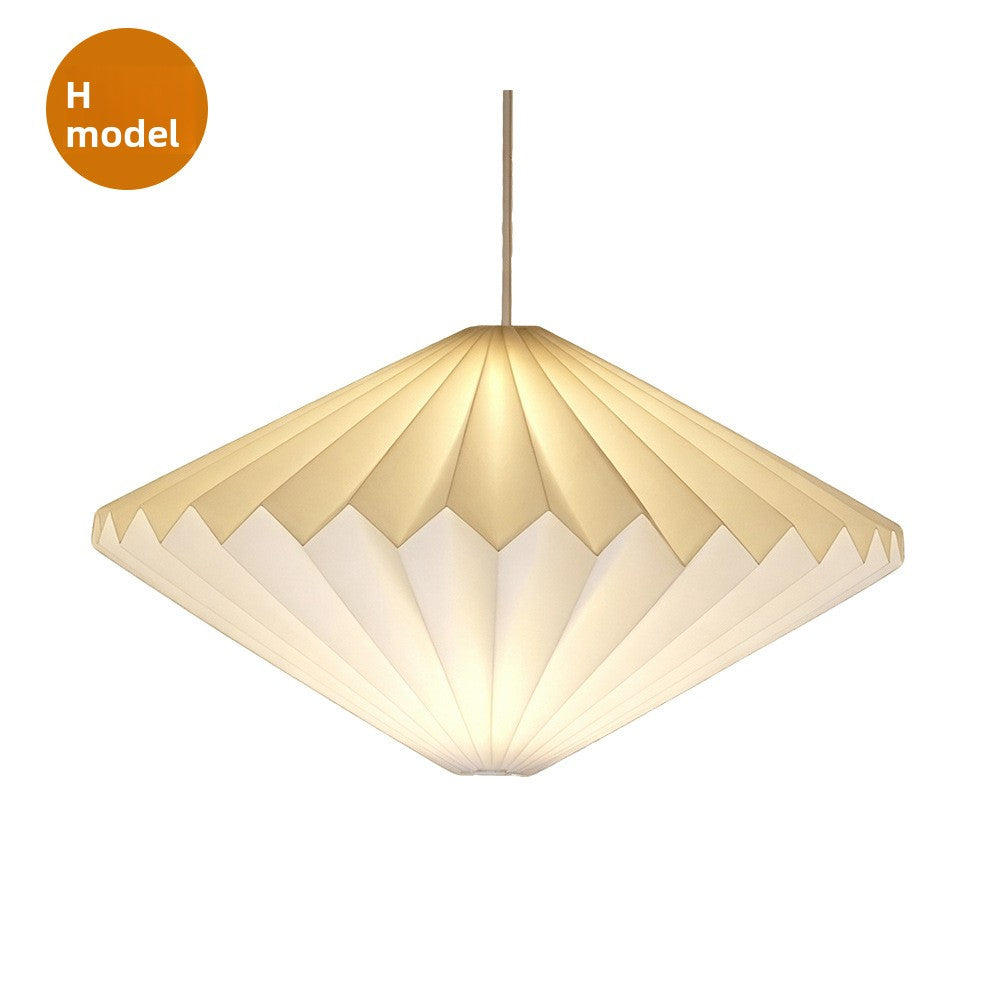 Foldable Paper Pendant Lamp Shade Creative Home Lighting