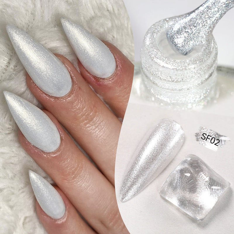 Quick-Dry Metallic High-Color Nail Polish Set 7ml Low Odor Nail Art Lacquer