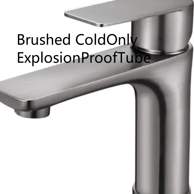 Stainless Steel Bathroom Sink Faucet