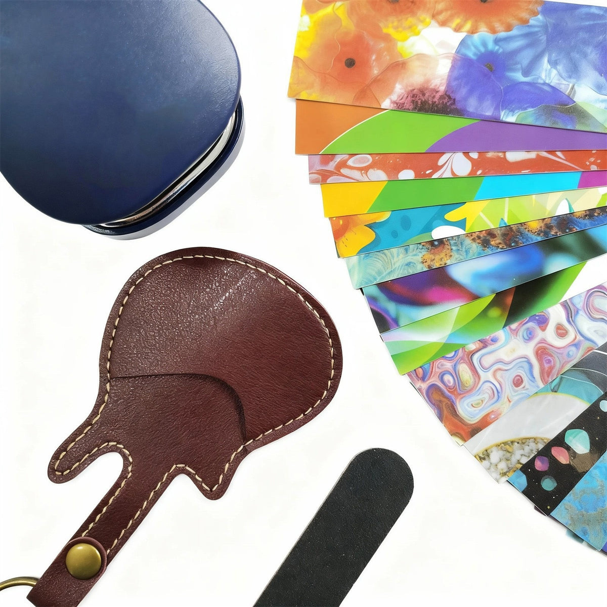 Guitar pick hole punch set