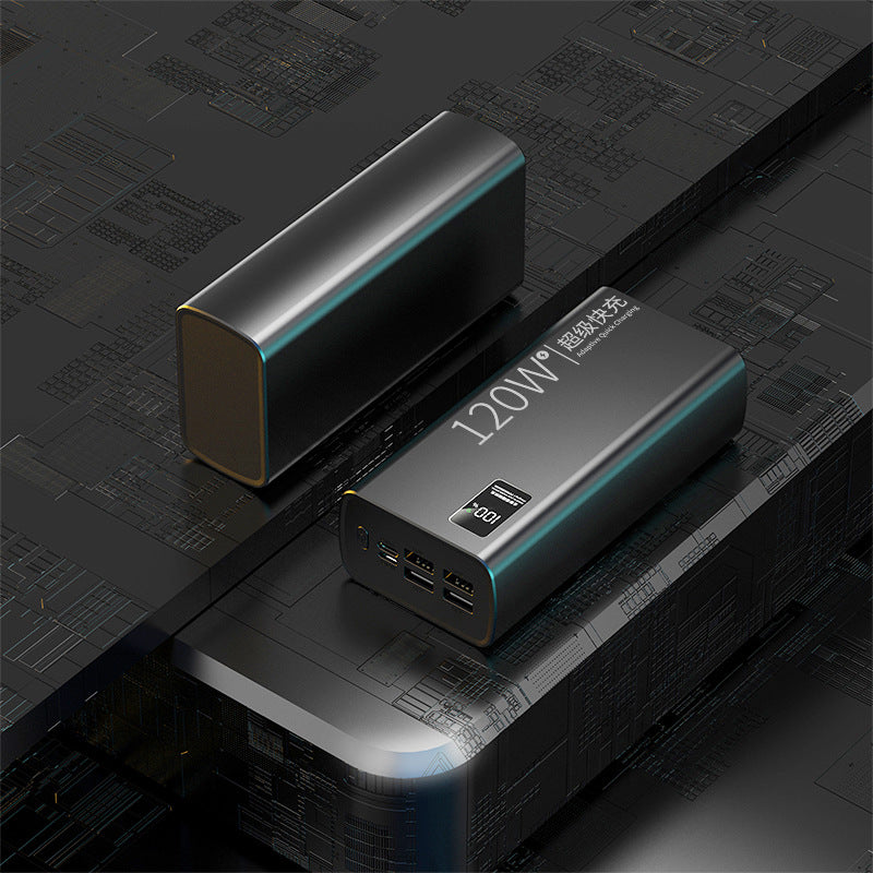 120W Fast Charging Power Bank with Digital Display