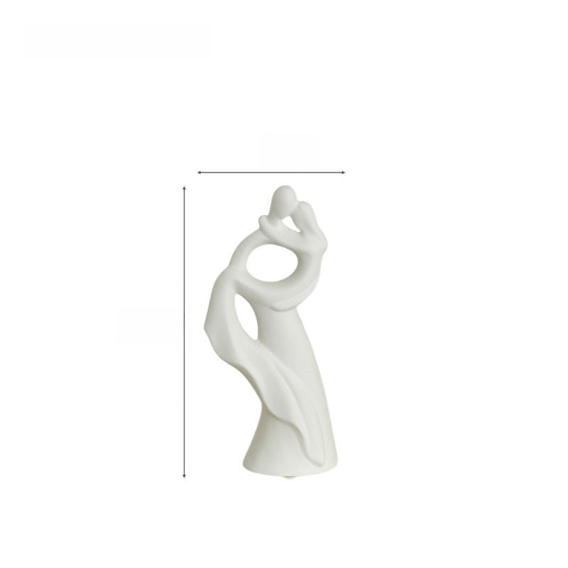 Ceramic Couple Figurines Home Decor