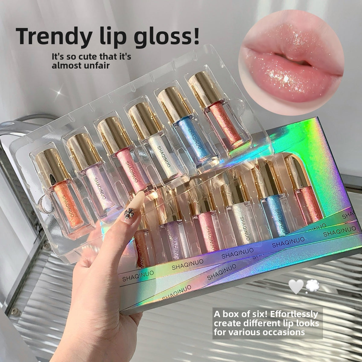 Waterlight Doodle Glass Lip Clear Shiny Live Lip Glaze
