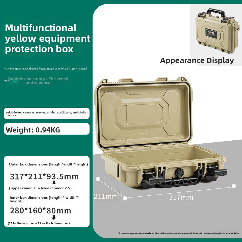 Durable Waterproof Plastic Protective Tool Case with Foam