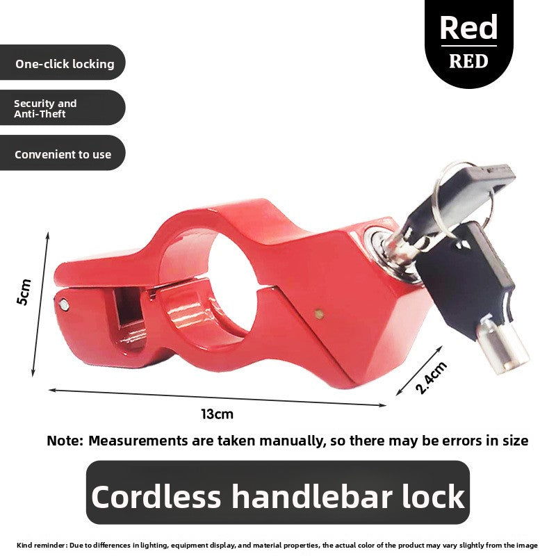 Aluminum Alloy Motorcycle Handlebar Lock