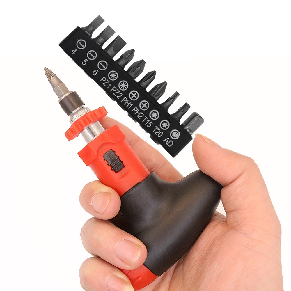 Mini 36-Tooth Ratchet Screwdriver Set with Interchangeable Heads