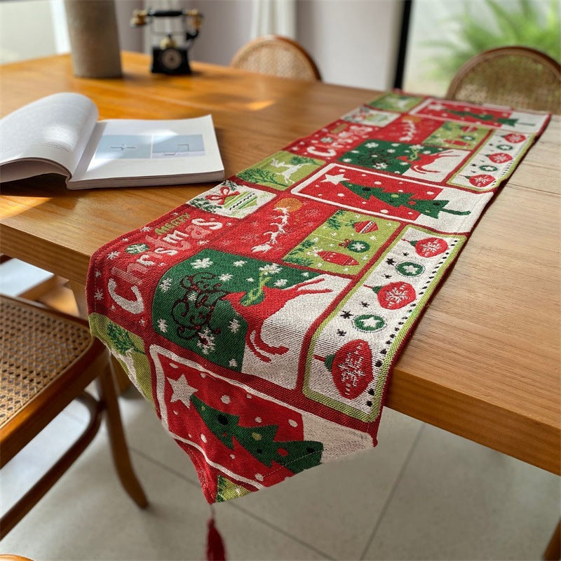 Christmas Table Flag