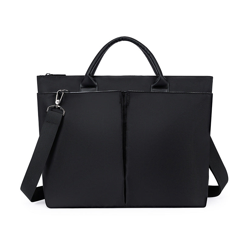 Women's Thin Laptop Bag Large Capacity Waterproof Document Briefcase