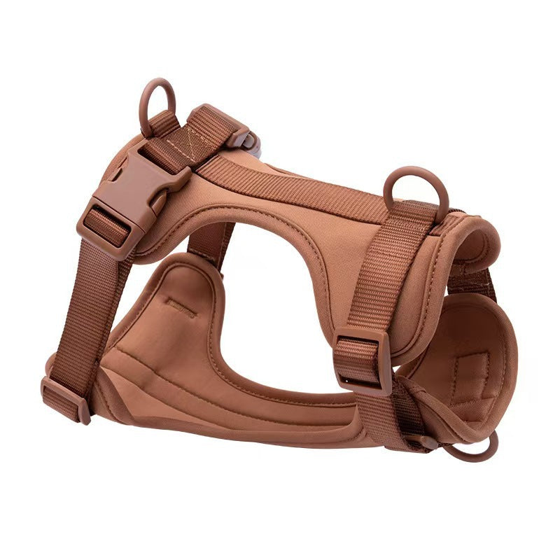 Retractable PVC Dog Harness and Leash Set