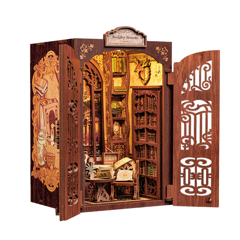 Handmade Miniature Bookstore DIY Bookends