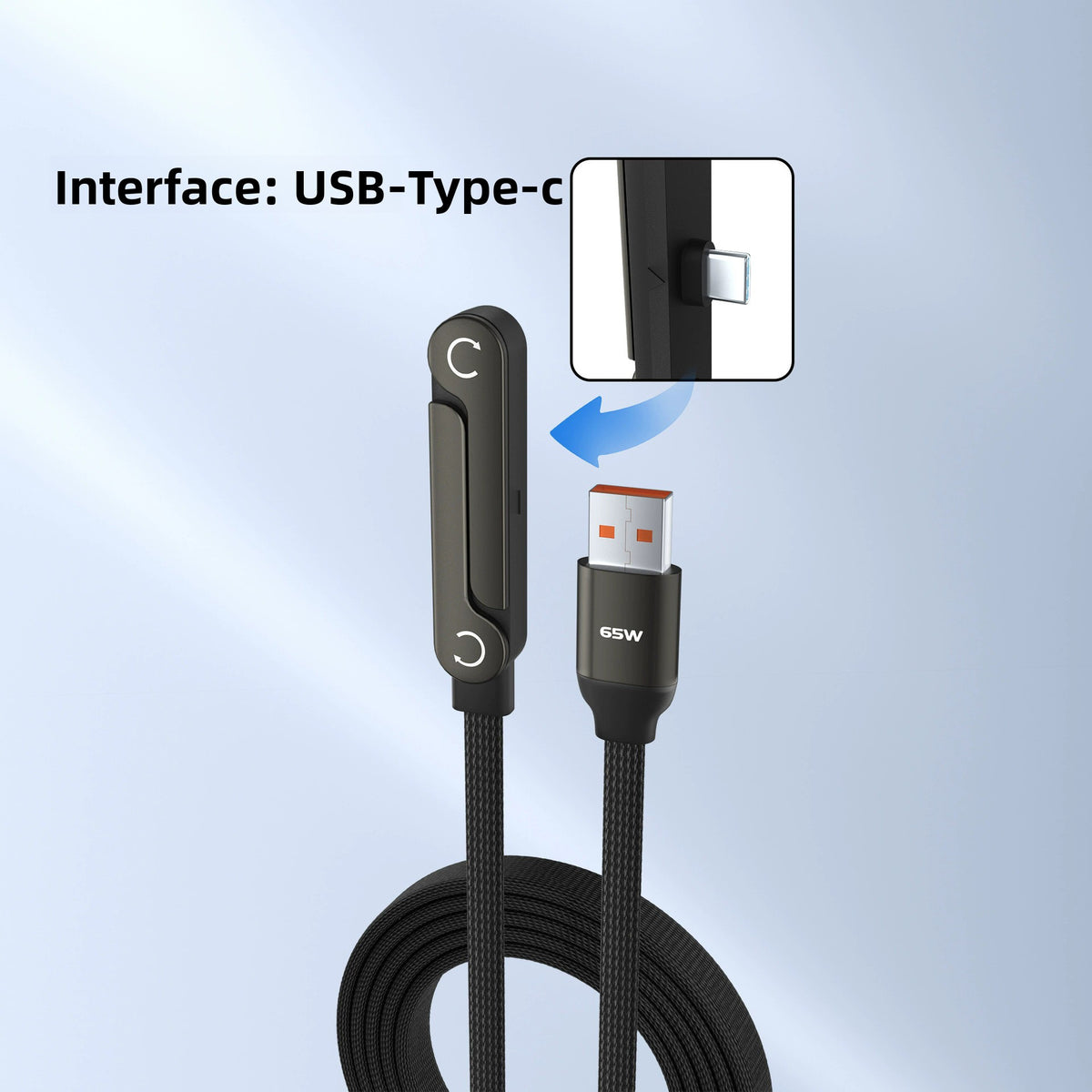 Foldable Fast-Charging Phone Stand Data Cable