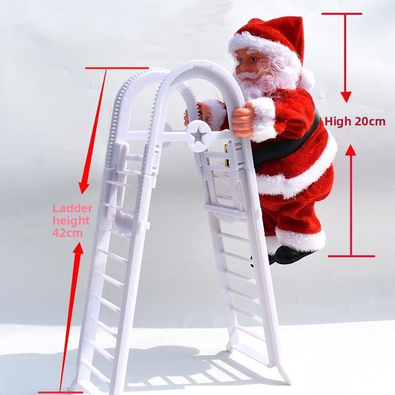 Electric Climbing Santa Claus Toy