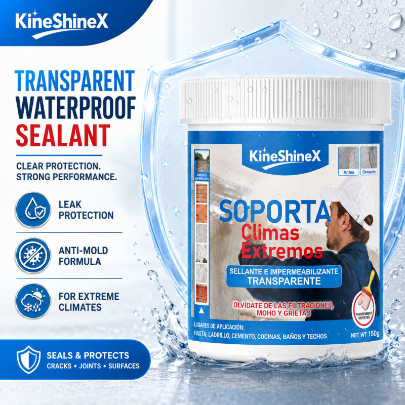 Transparent Waterproof Adhesive for Roof and Wall Repair