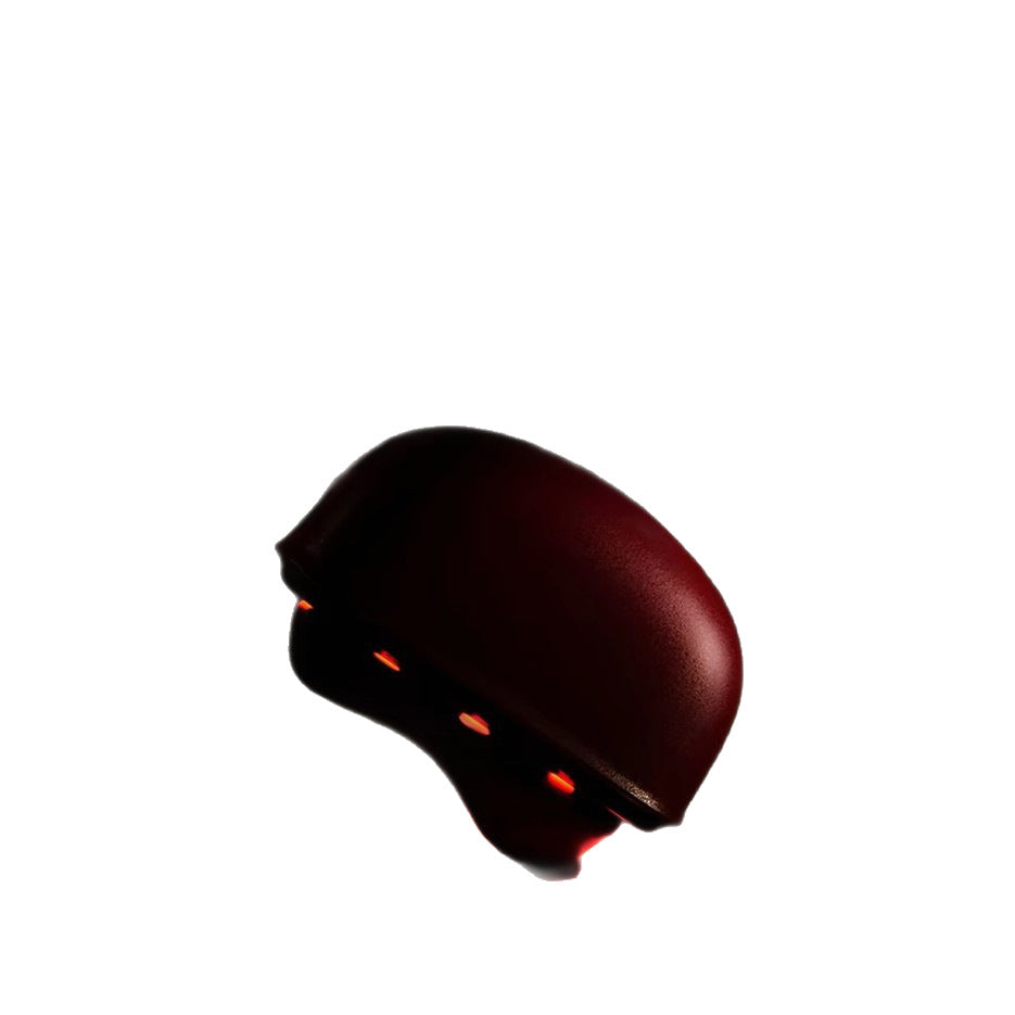 Electric Bianstone Facial Massager with Red Light Therapy