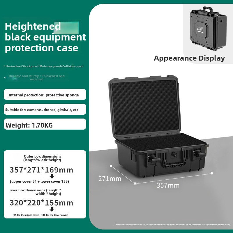 Durable Waterproof Plastic Protective Tool Case with Foam