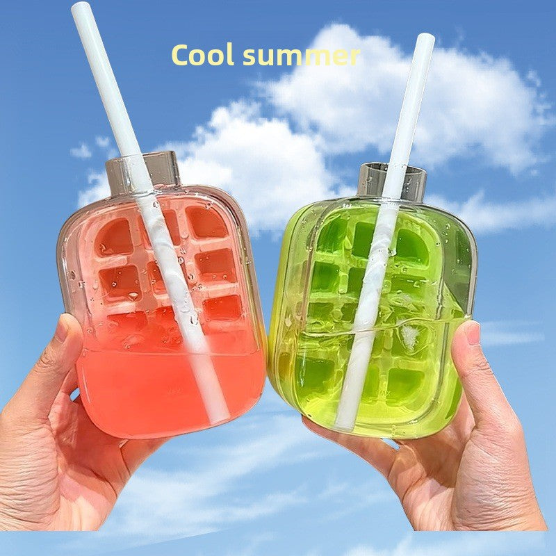 Curling Press-Type Silicone Ice Cube Mold Water Kettle