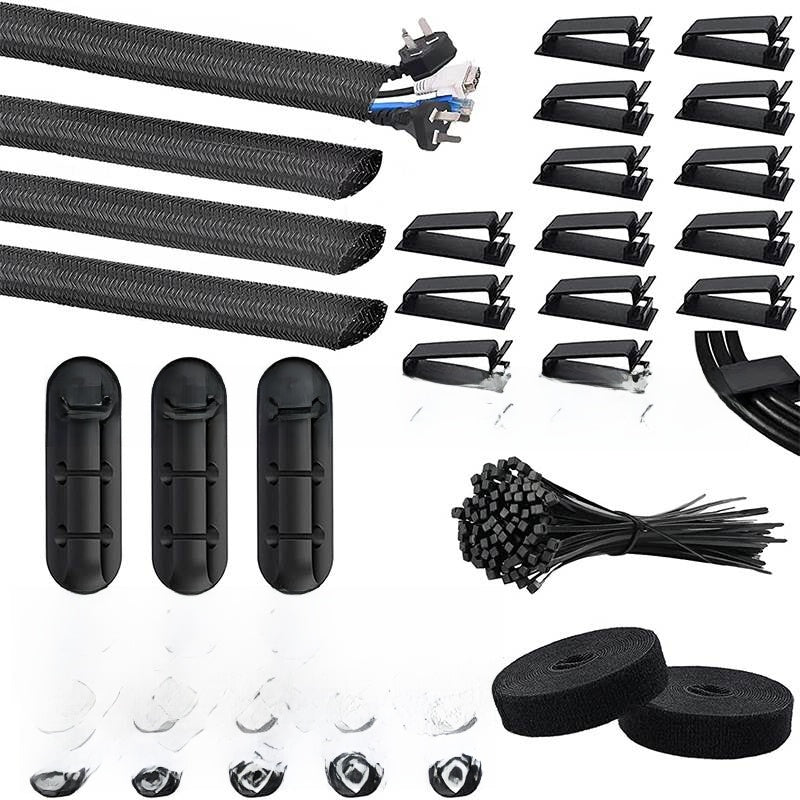Self-Adhesive Cable Management Clips