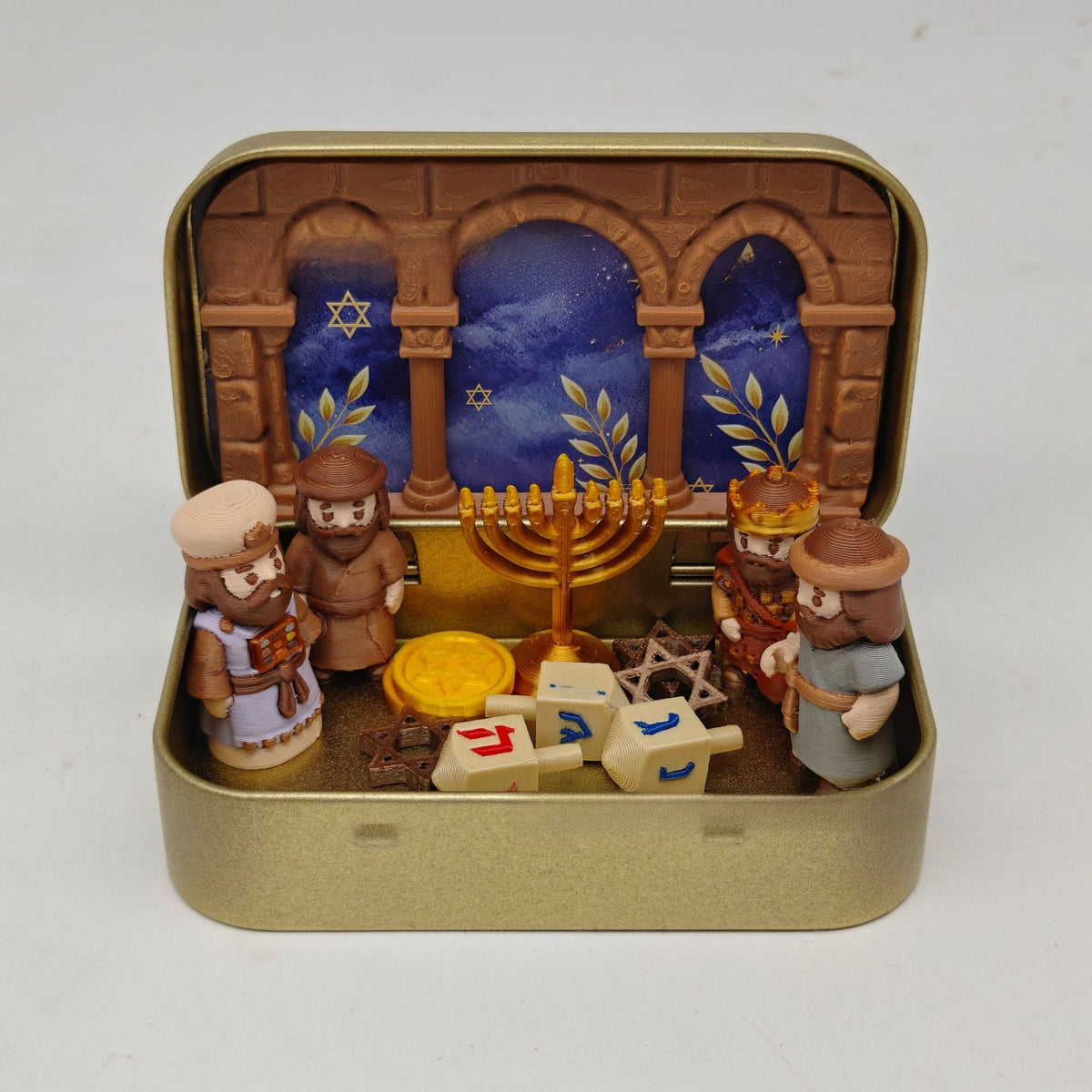 3D-printed Nativity scene set