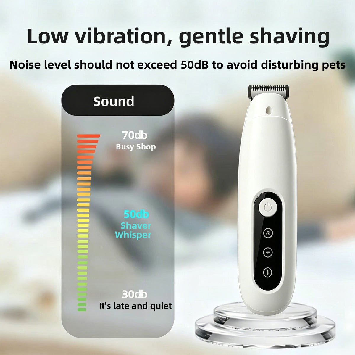 Pet Thumb Hair Trimmer Electric Clipper