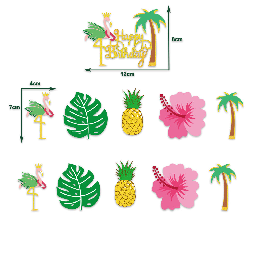 Hawaiian Party Decoration Balloon Set