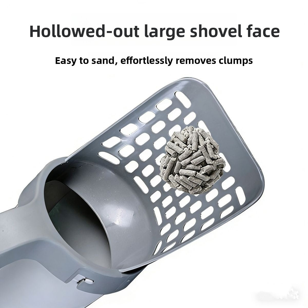 All-in-one portable cat litter scoop