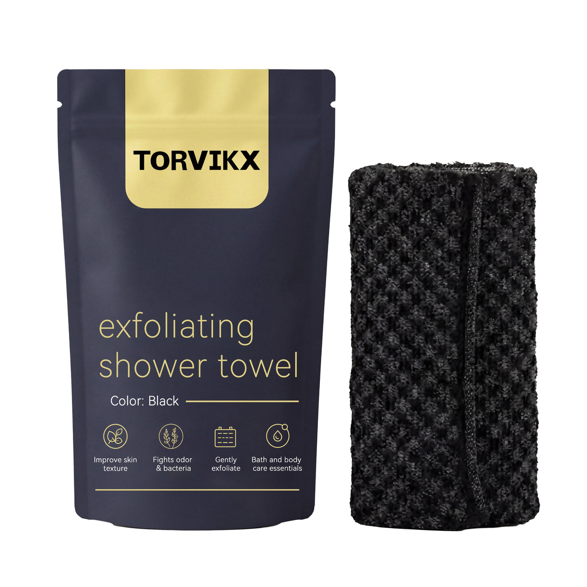 Exfoliating Face and Body Scrub Washcloth