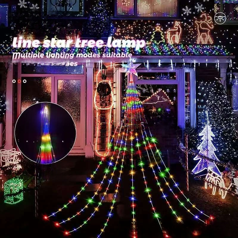 USB Powered Waterfall LED String Lights