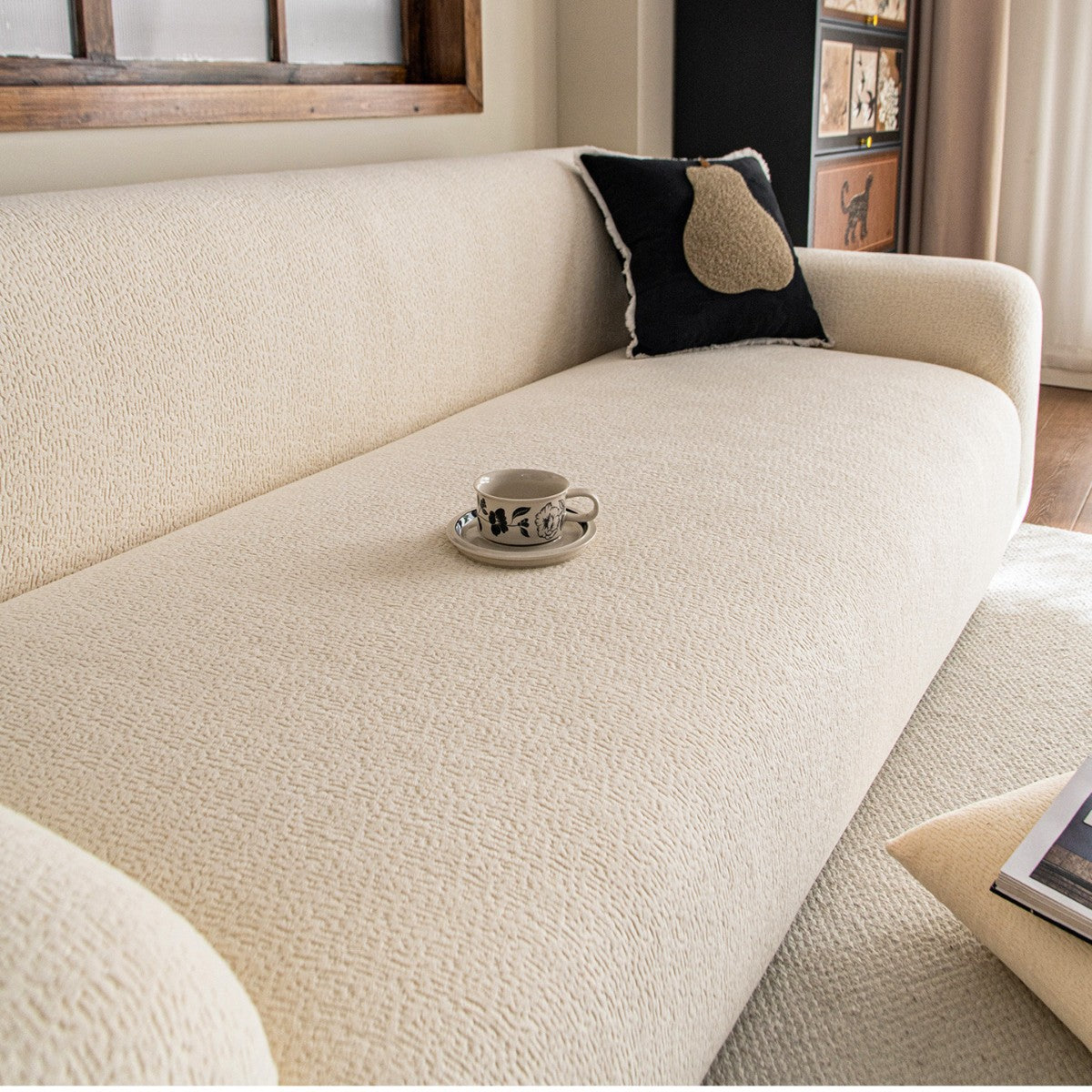 Anti-Cat Scratch Thickened Sofa Protector Cover