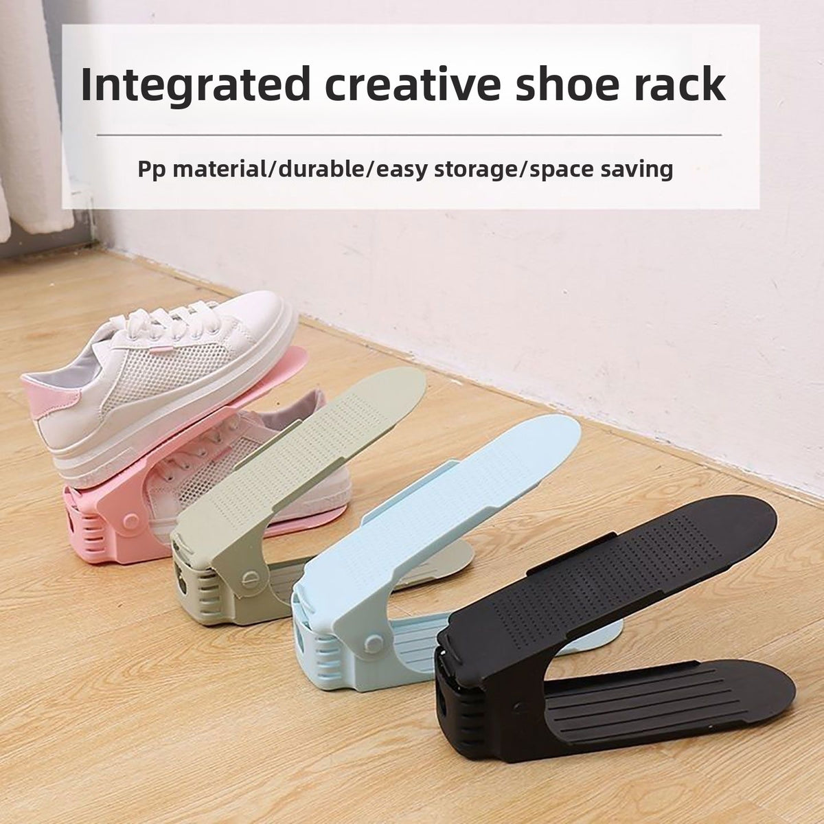 Adjustable Dual Layer Shoe Rack