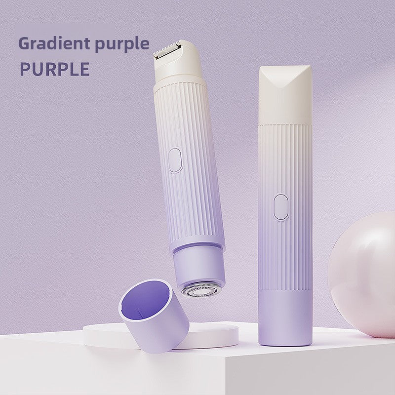 Double-headed electric shaver/epilator