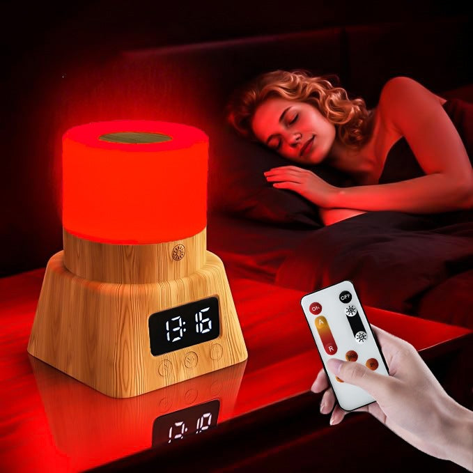 Portable LED bedside ambiance lamp