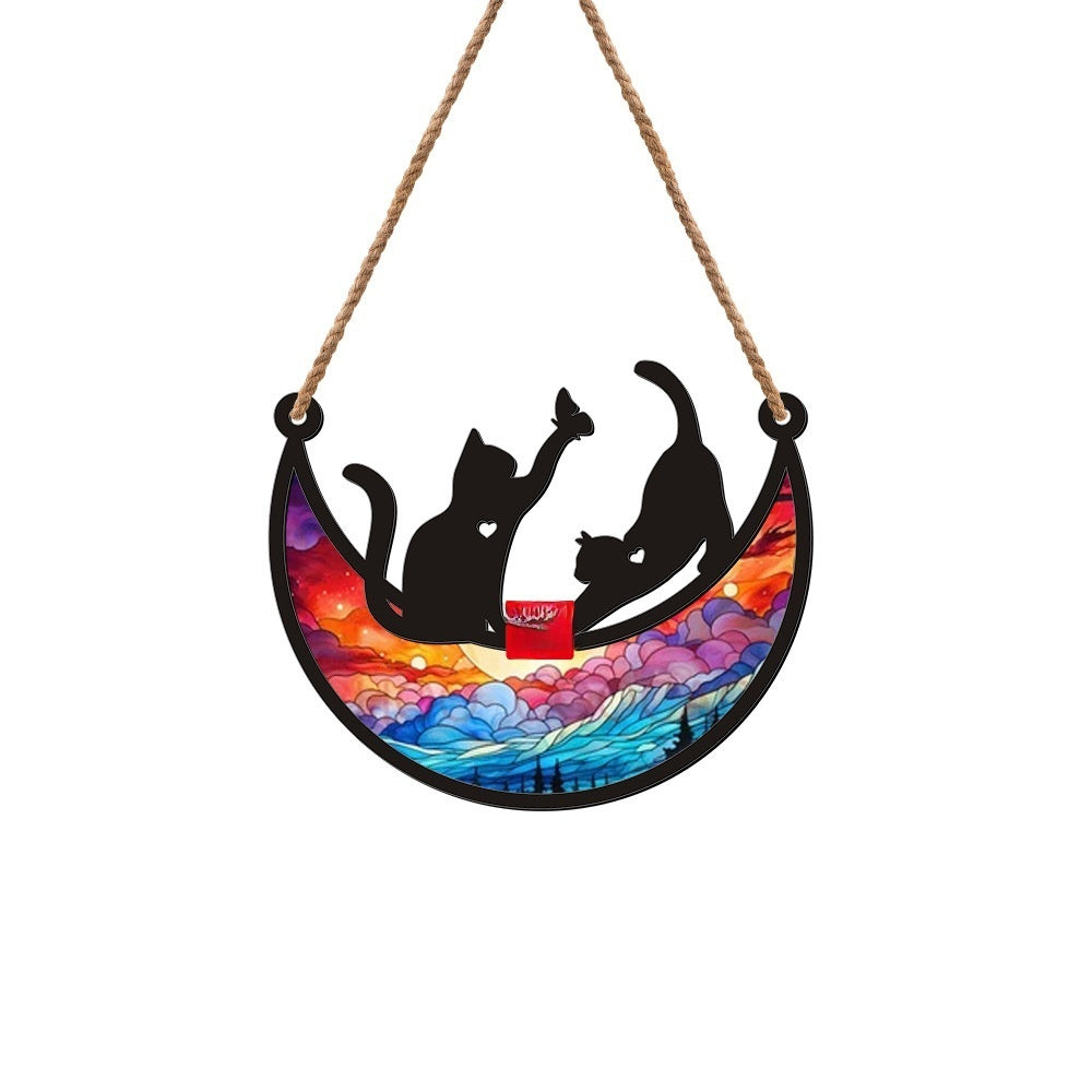 Dog Cat Window Hanging Ornament Personalized Gift