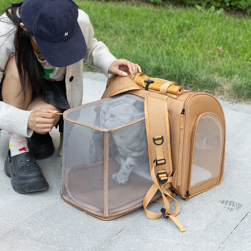 Expandable Pet Carrier Backpack