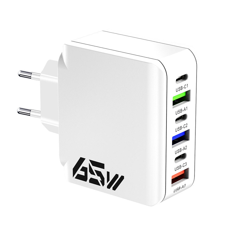 65W Multi Port USB PD Charger