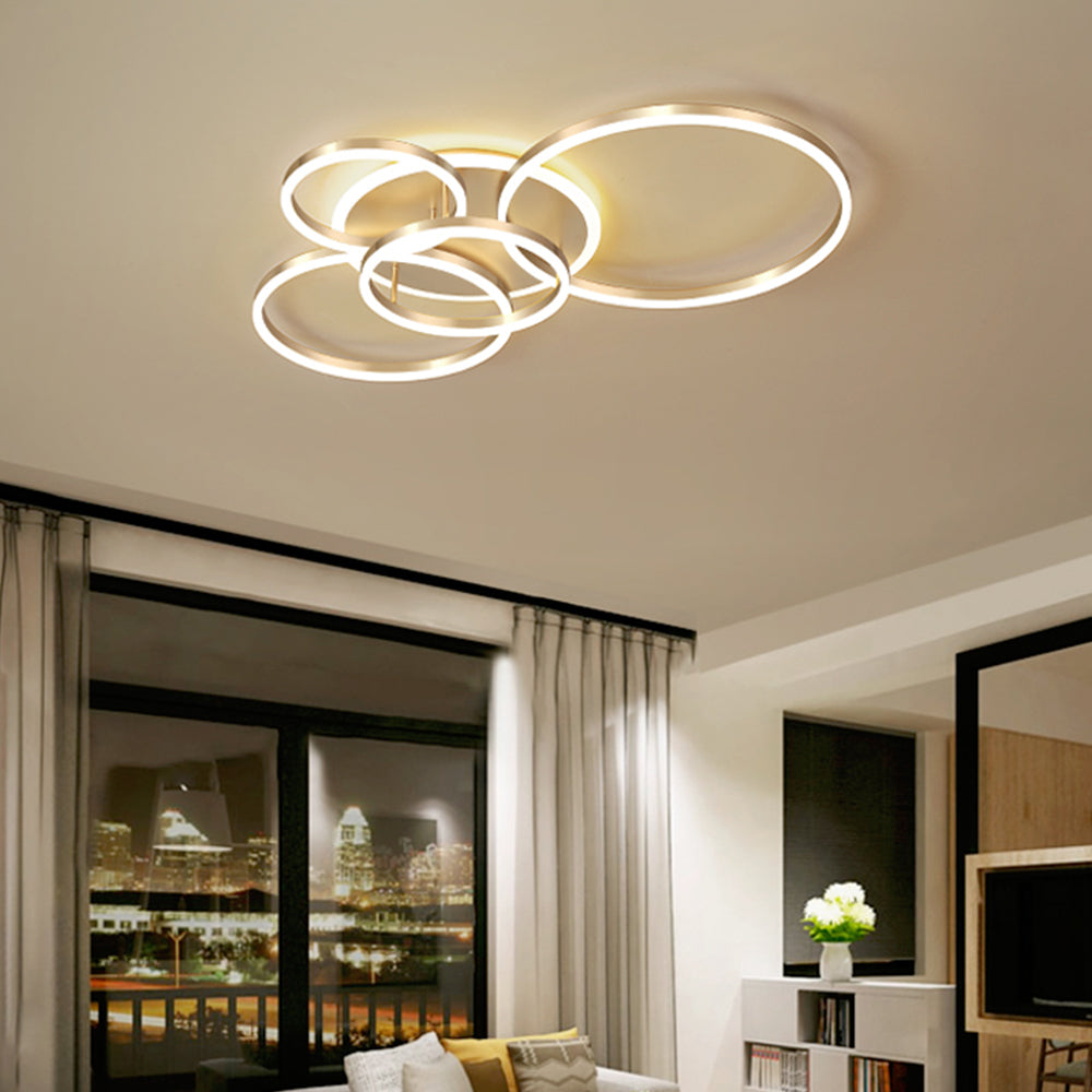 Round Creative Living Room Ceiling Light