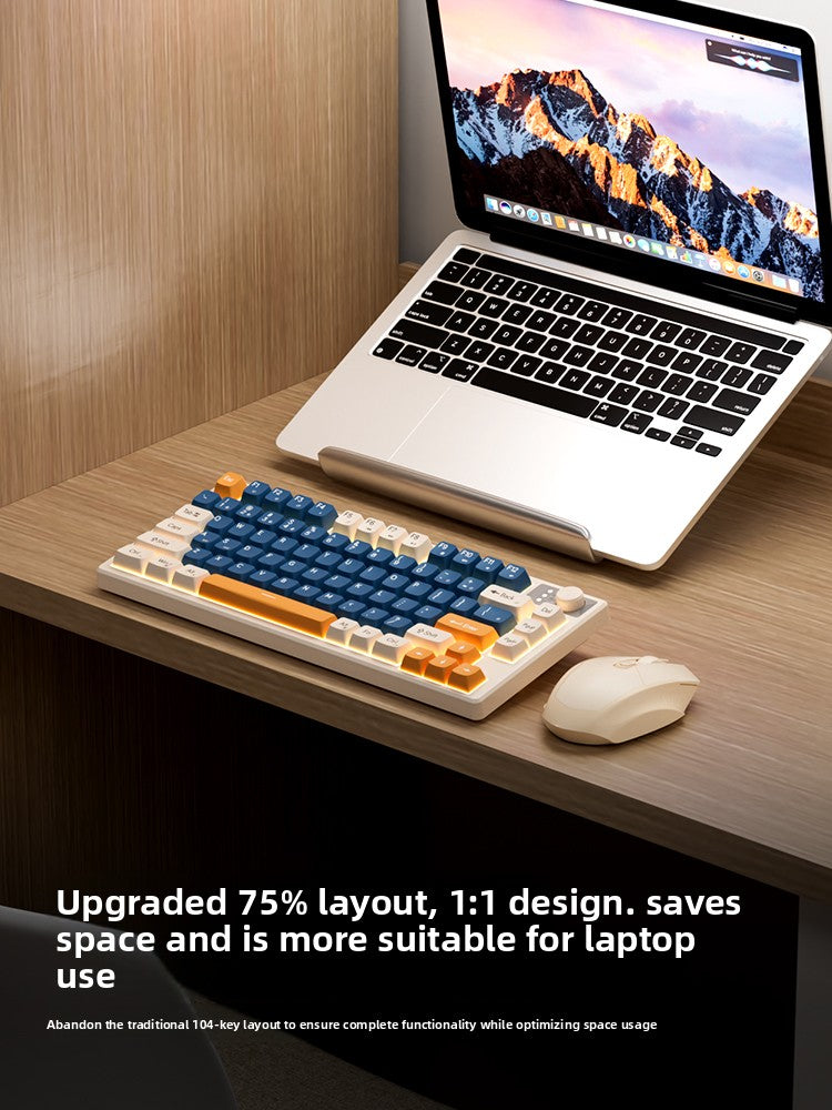 Mechanical Feel Silent Keyboard and Mouse Combo