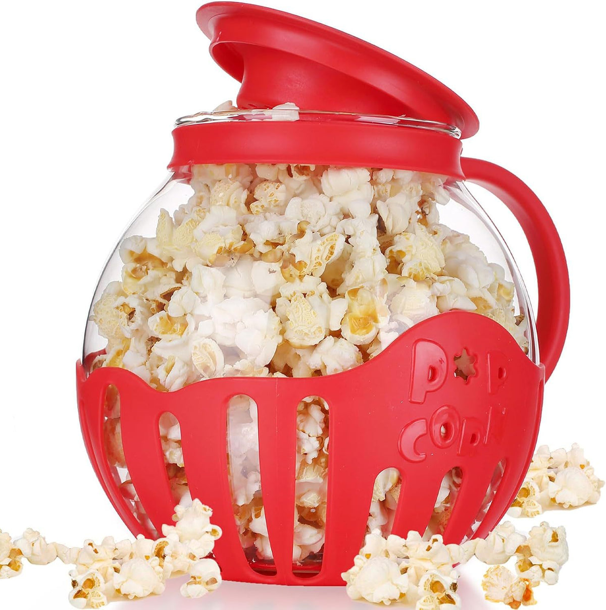 Microwave Popcorn Maker Glass Container