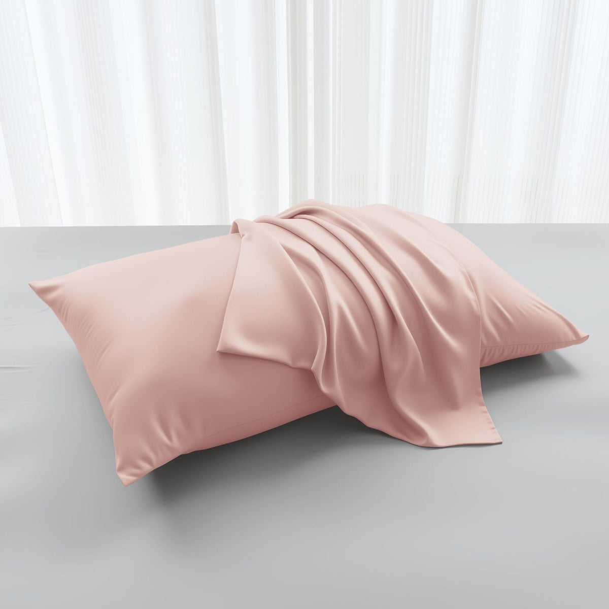 Bamboo fiber pillowcase cold solid color pillowcase