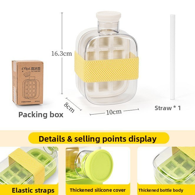 Curling Press-Type Silicone Ice Cube Mold Water Kettle