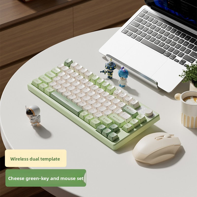 Mechanical Feel Silent Keyboard and Mouse Combo