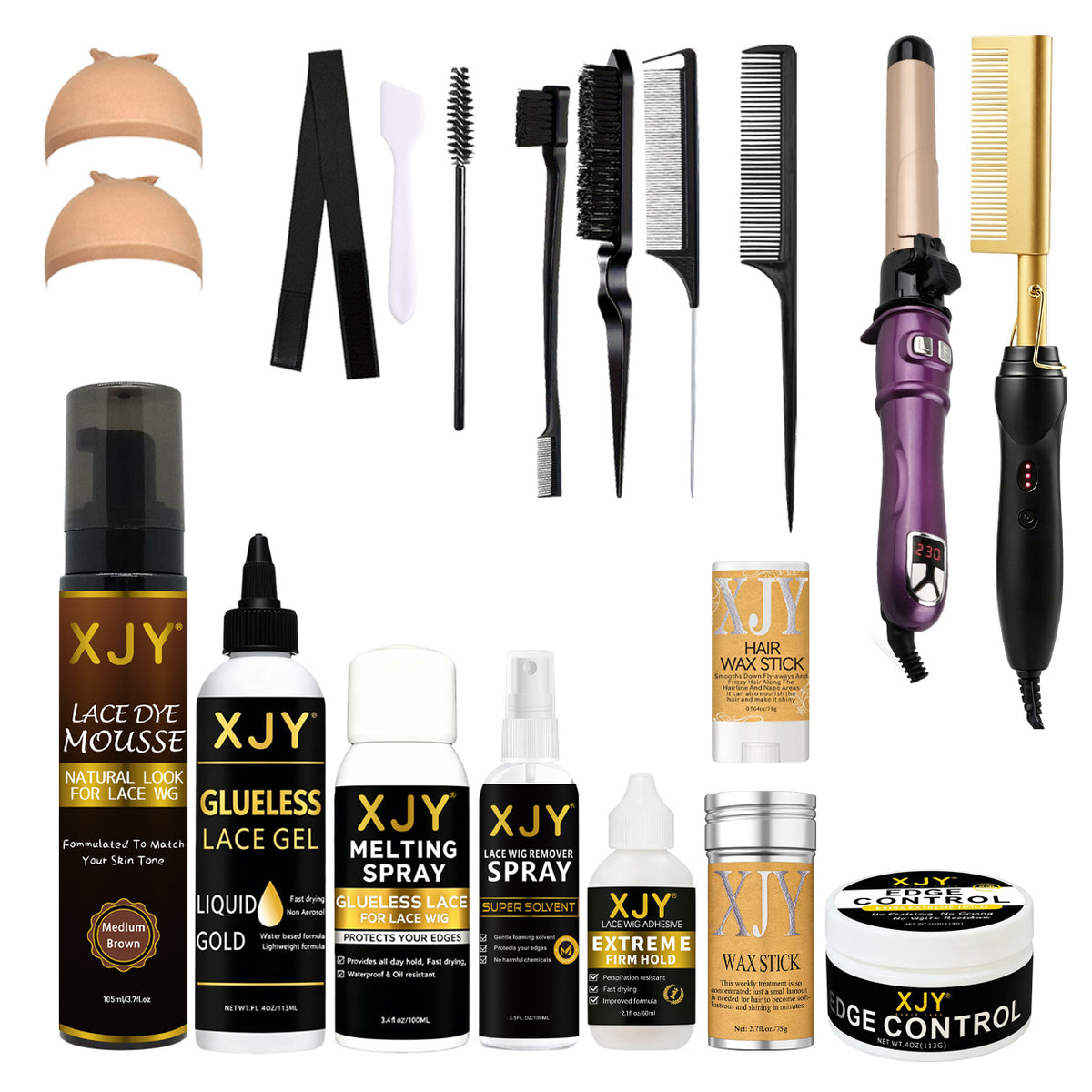 Lace Wig Installation and Care Tool
