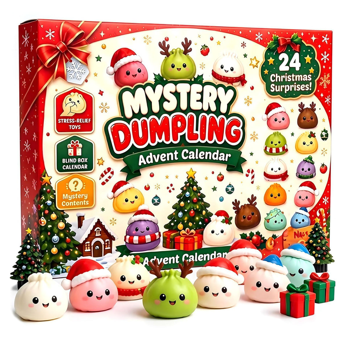 24 Days Christmas Countdown Calendar Blind Box