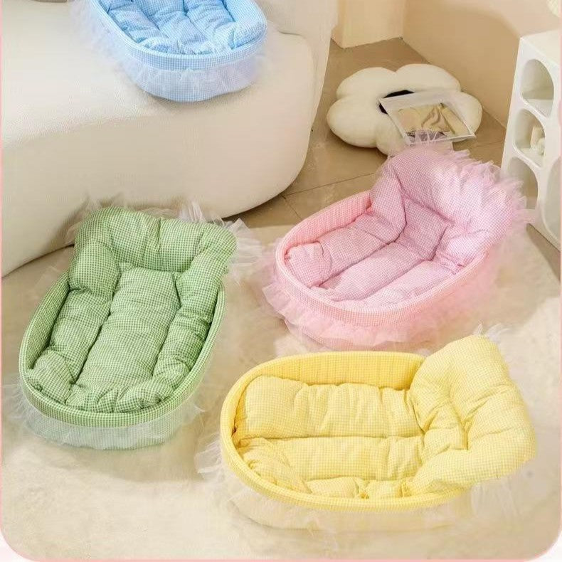Plush Deep Sleep Cat Kennel