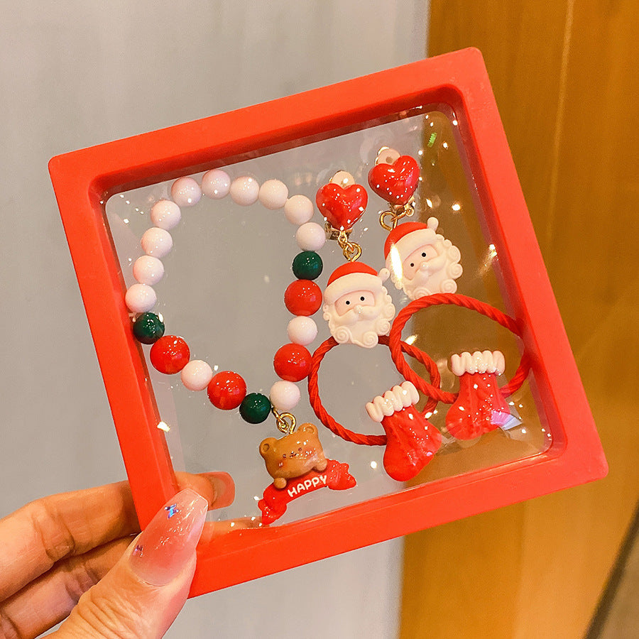 Christmas Themed Childrens Bracelet Set