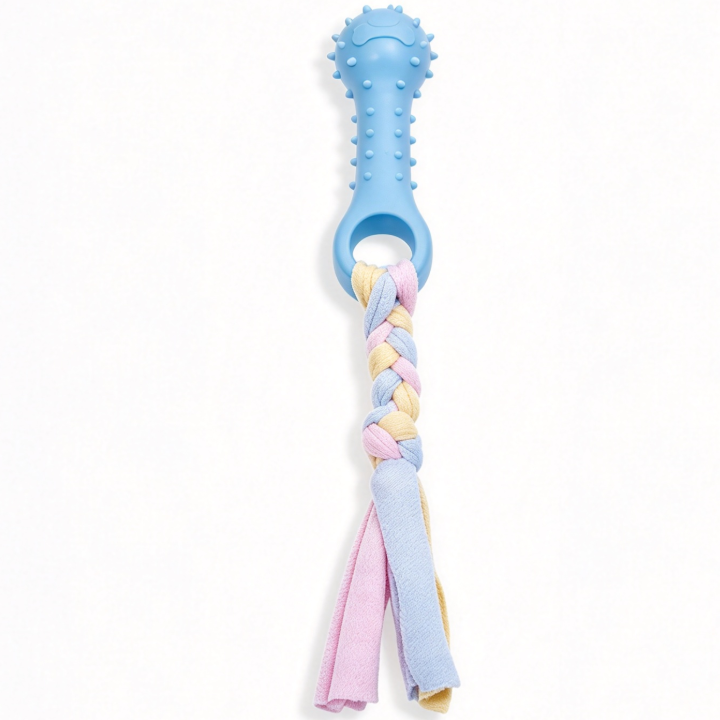 Durable Dog Chew Toy with Rope