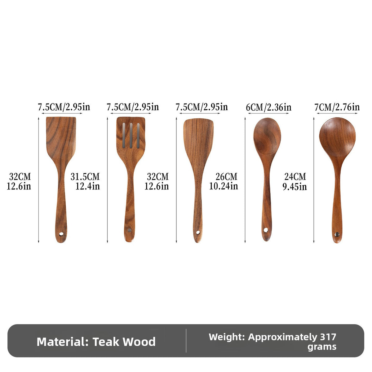 Wooden Rice Ladle Spoon
