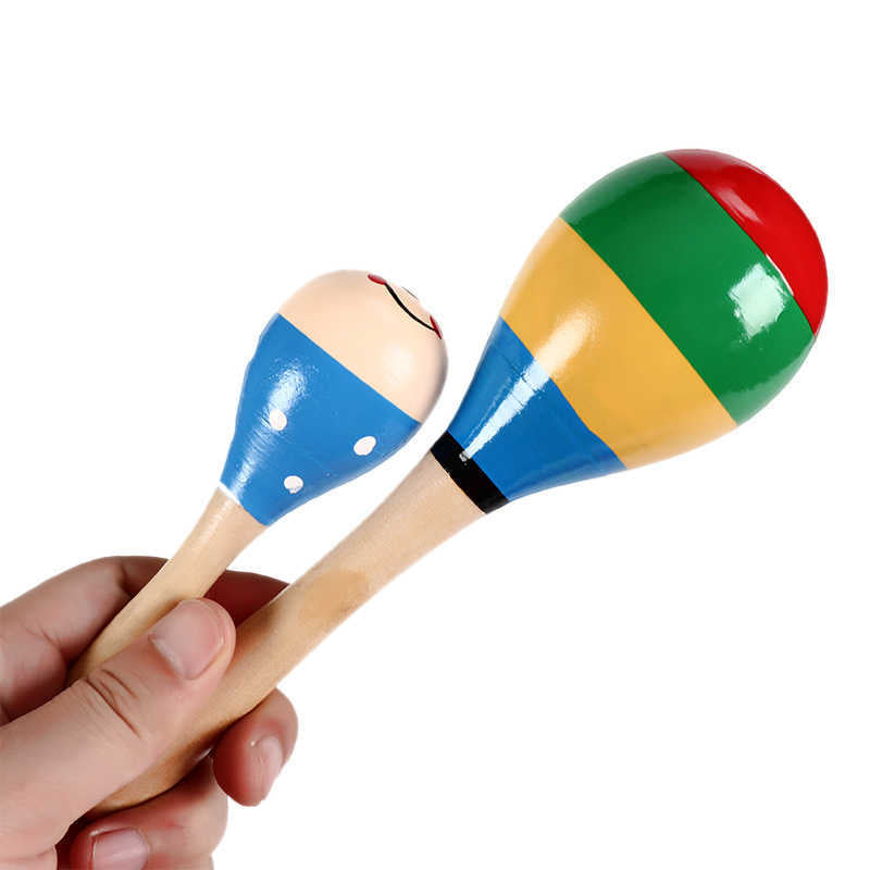 Wooden Sand Hammer Music Toy