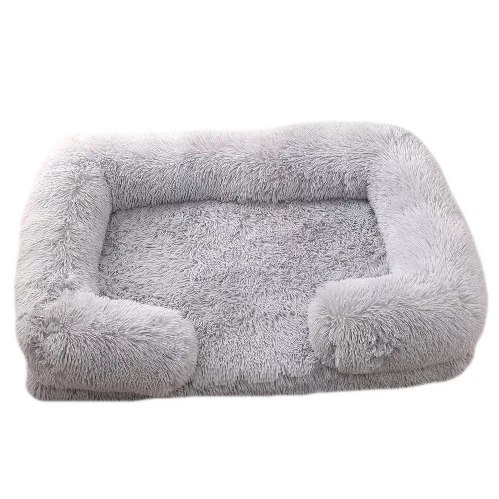 Plush Round Cat Bed