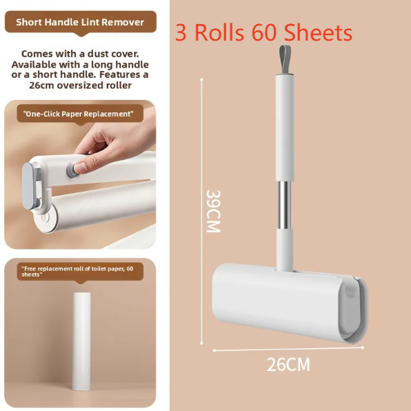 Adhesive Lint Roller Hair Remover