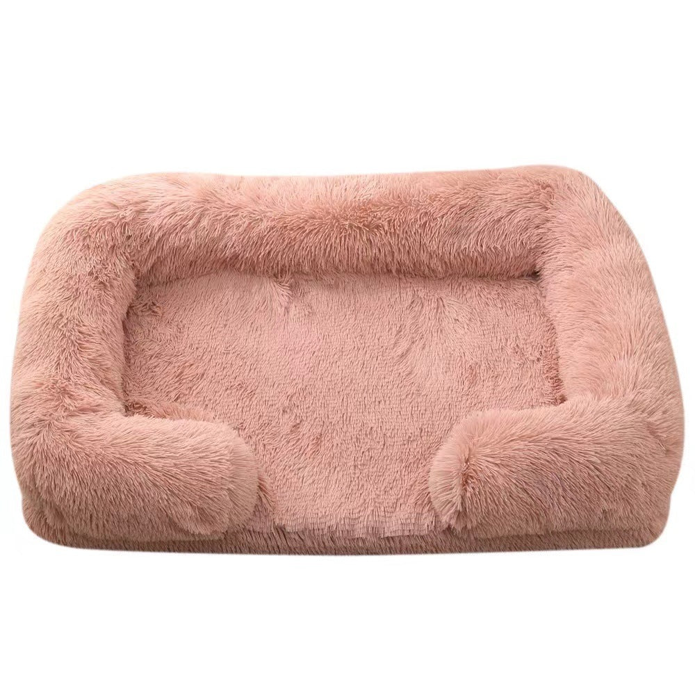 Plush Round Cat Bed